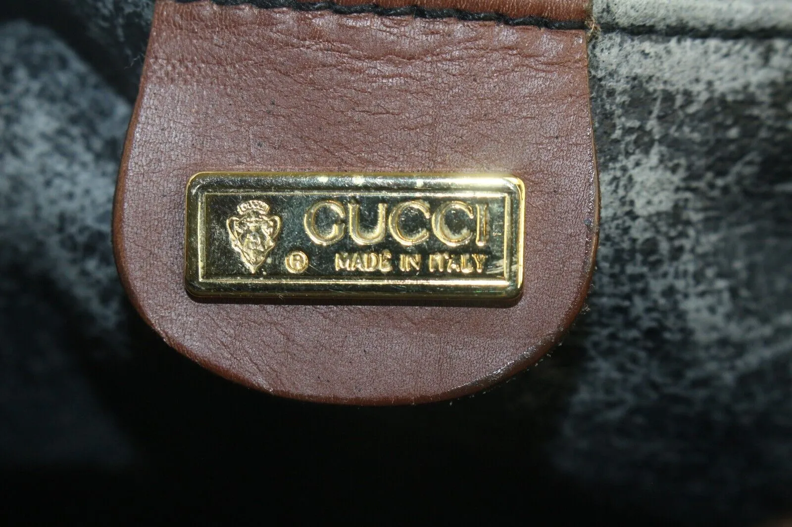 Gucci Rare Black x Brown 2way Square Boston 4GK1012K