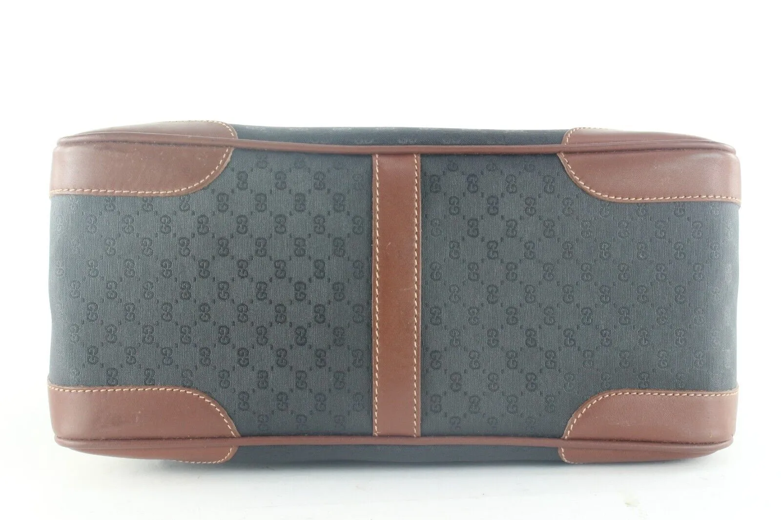 Gucci Rare Black x Brown 2way Square Boston 4GK1012K