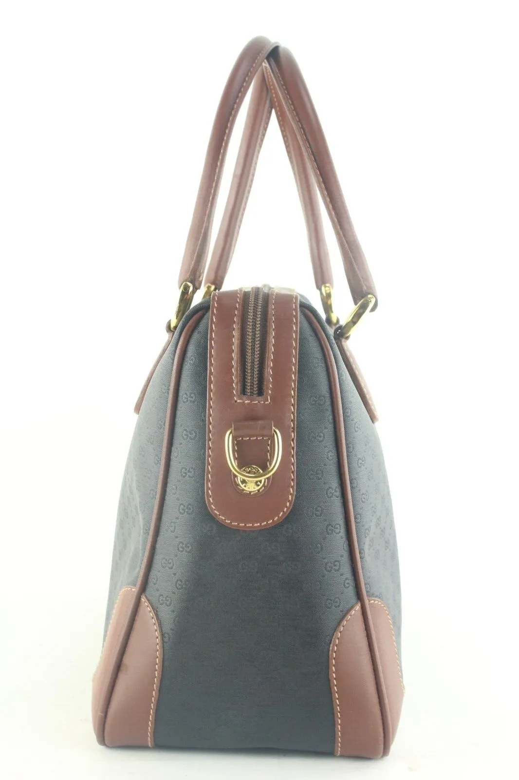 Gucci Rare Black x Brown 2way Square Boston 4GK1012K