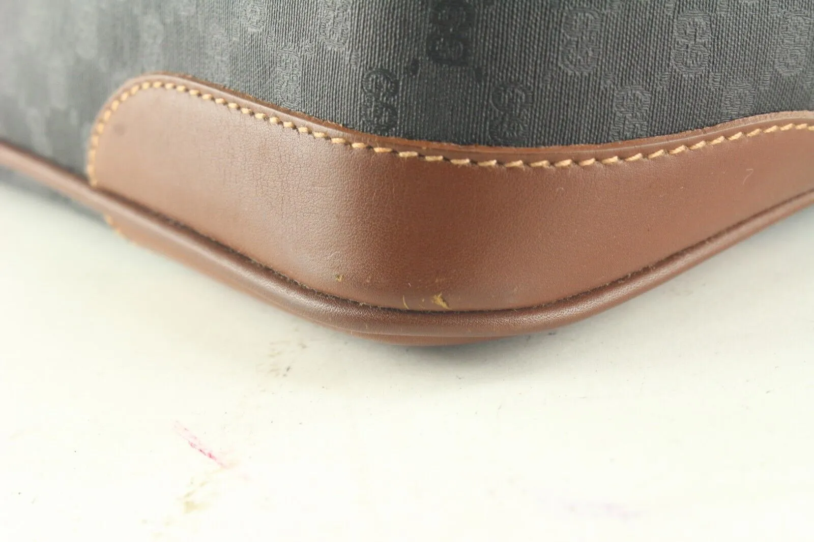 Gucci Rare Black x Brown 2way Square Boston 4GK1012K