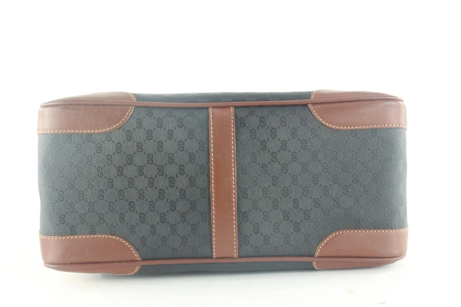 Gucci Rare Black x Brown 2way Square Boston 4GK1012K