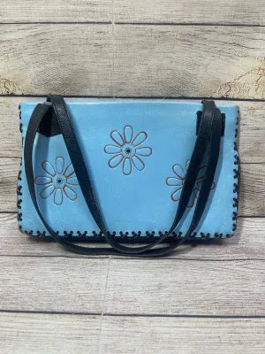 Handbag Leather By Clothes Mentor, Size: Medium