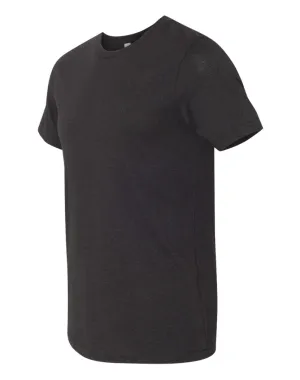 Heather Black Crew Neck Top - T9571BK