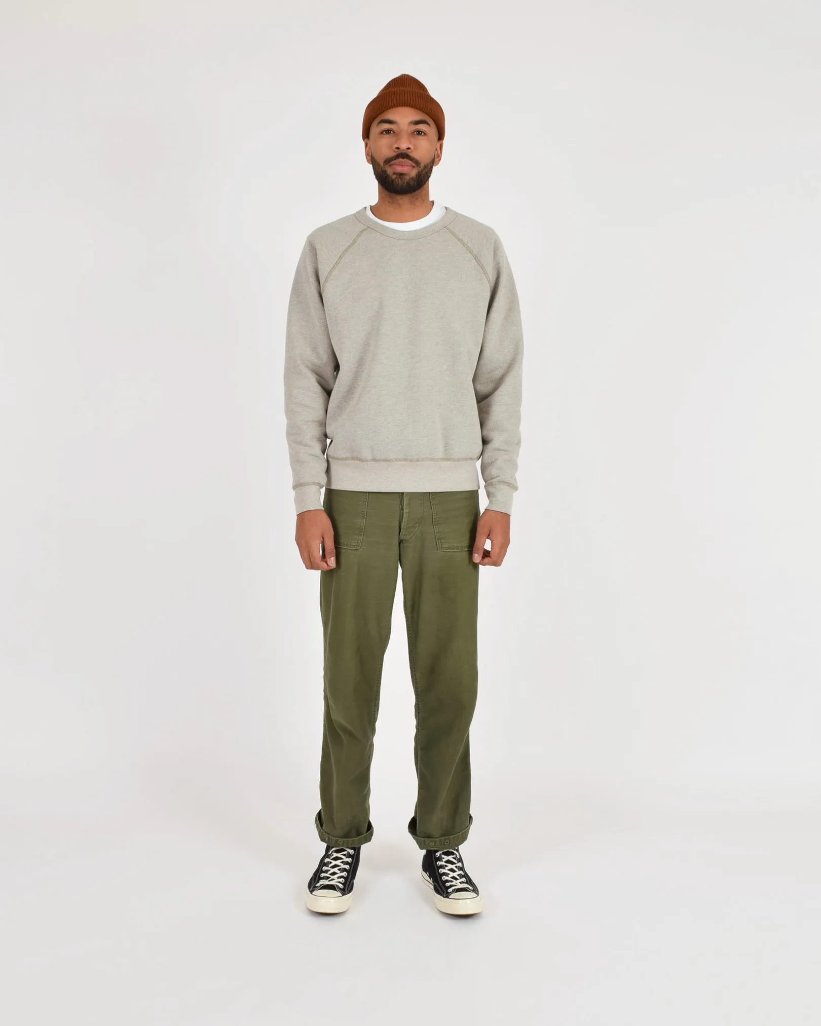 Heavy Duty Crew - Heather