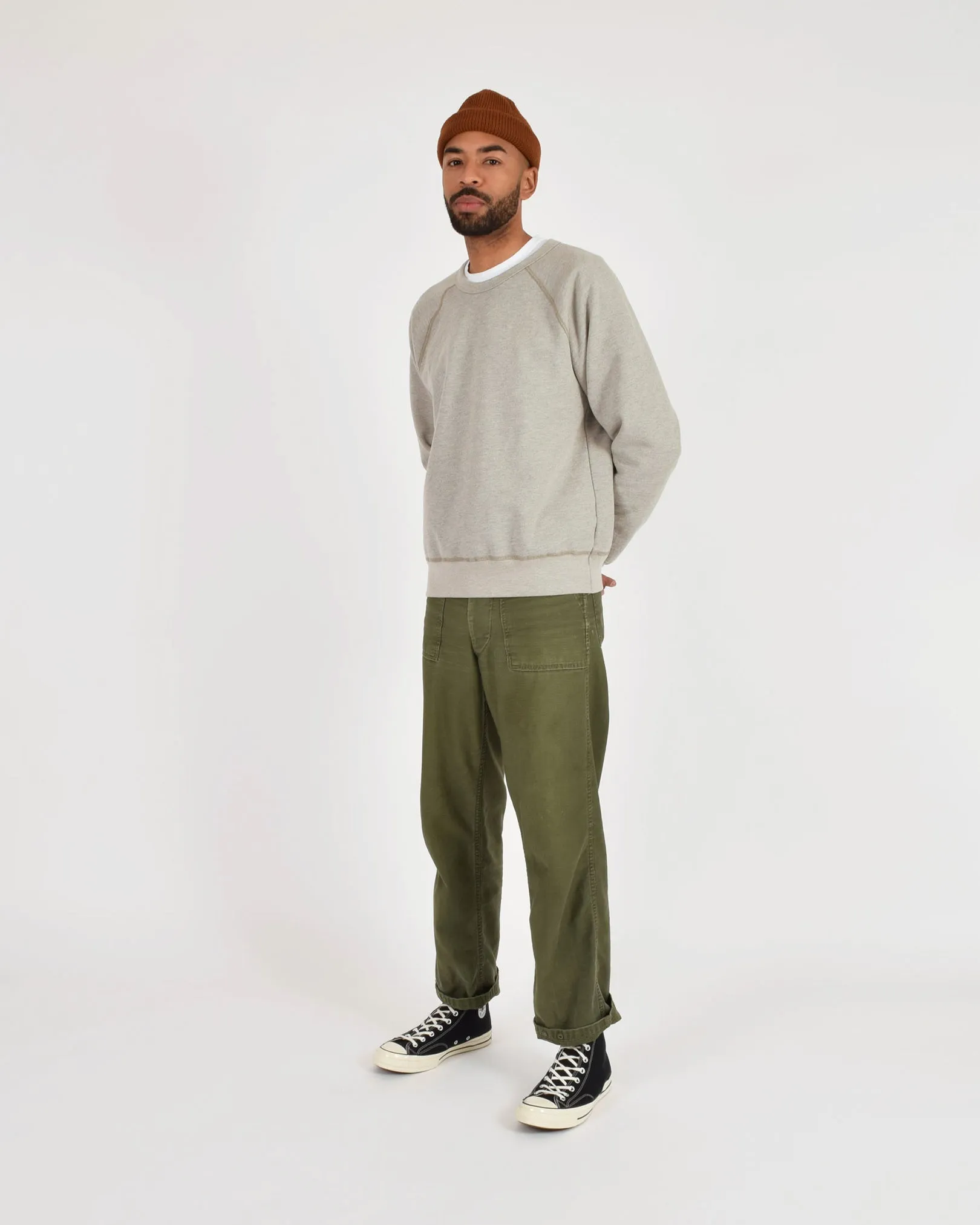 Heavy Duty Crew - Heather