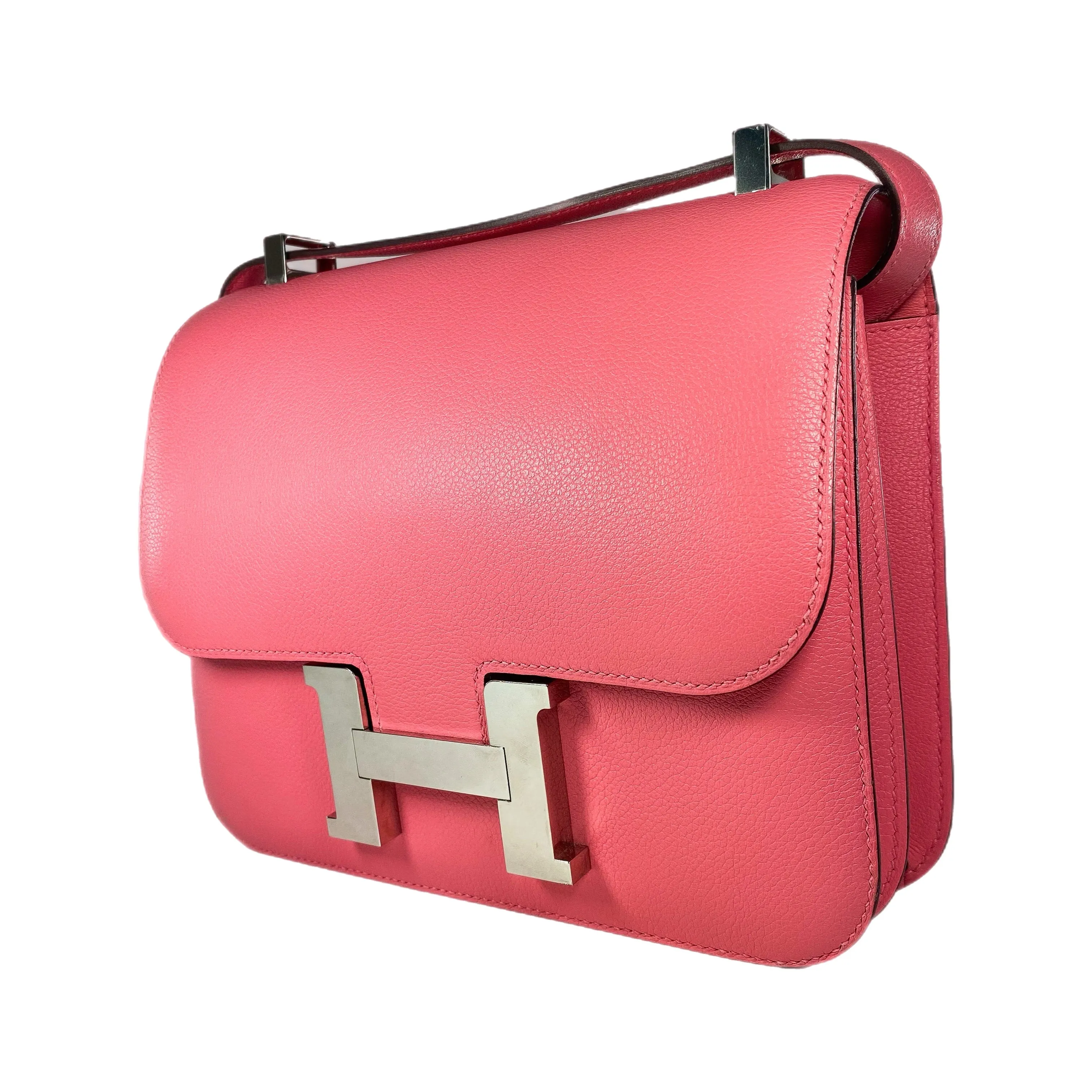 Hermes Constance 24 Rose Azalee Evercolor
