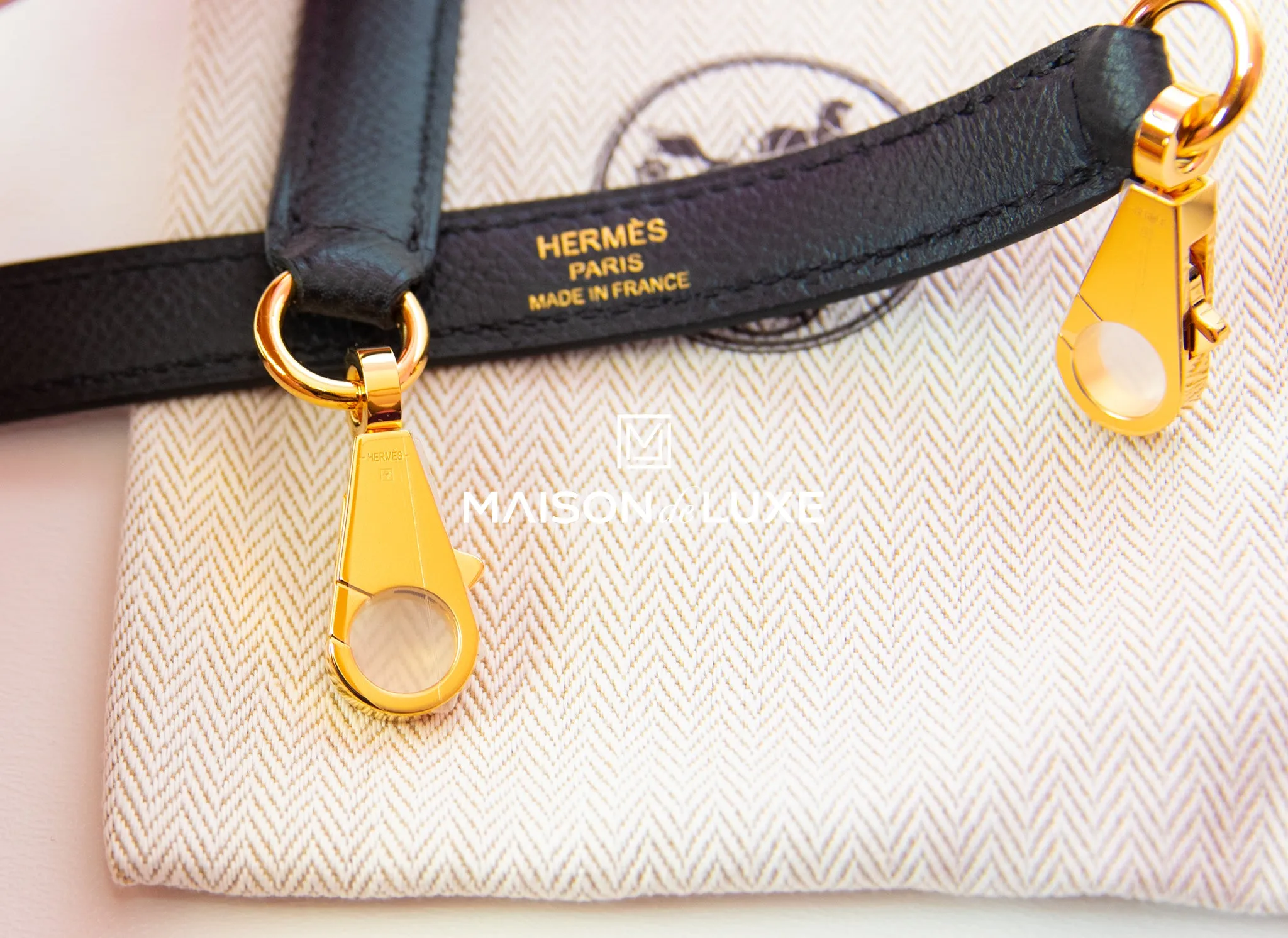 Hermes Noir Black Sellier Epsom Kelly 28 Handbag