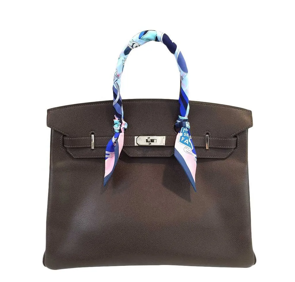 Hermès Birkin 35 Cacao Bag PHW