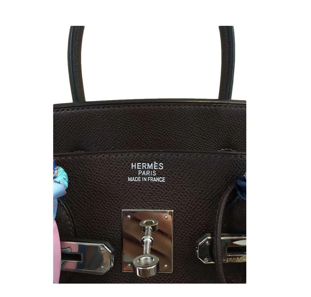 Hermès Birkin 35 Cacao Bag PHW