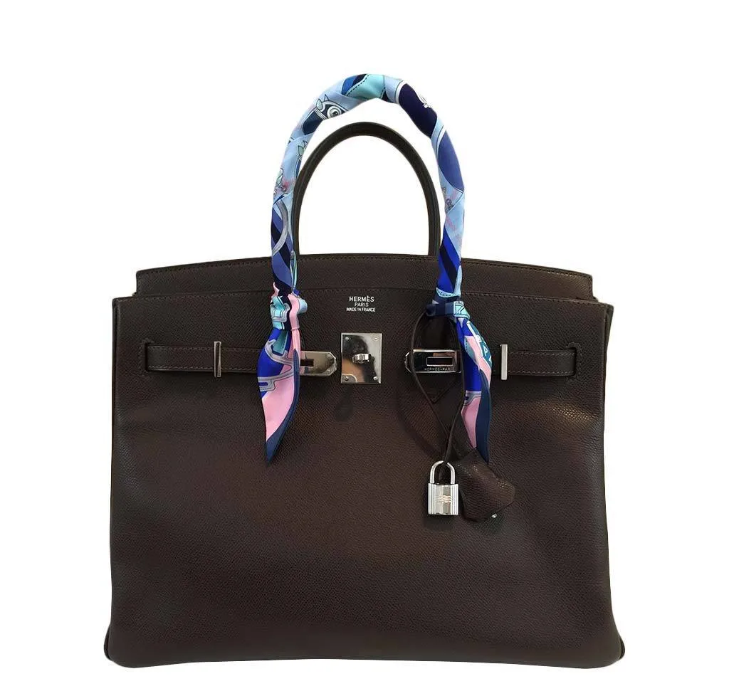 Hermès Birkin 35 Cacao Bag PHW