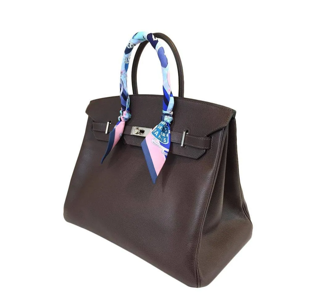 Hermès Birkin 35 Cacao Bag PHW