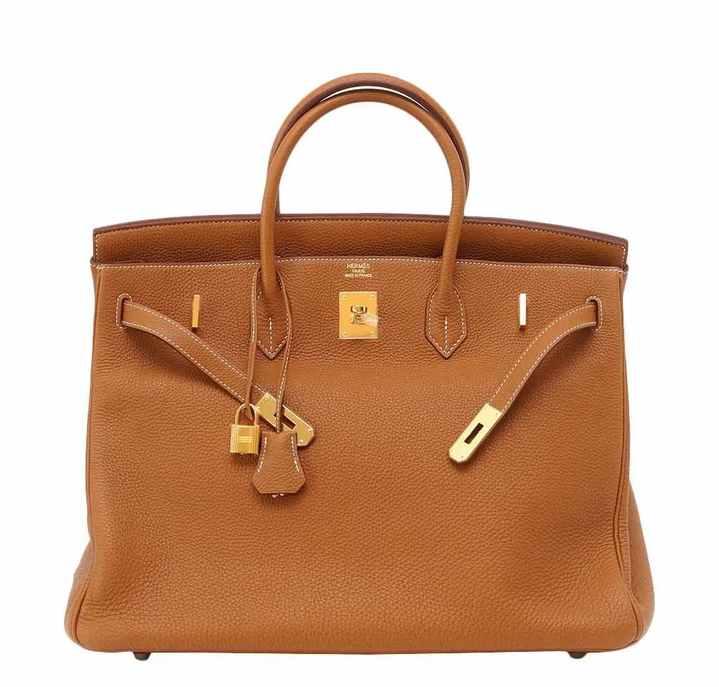 Hermès Birkin 40 Classic Gold Bag GHW