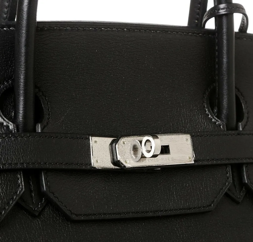 Hermès Birkin 40 Noir Bag PHW