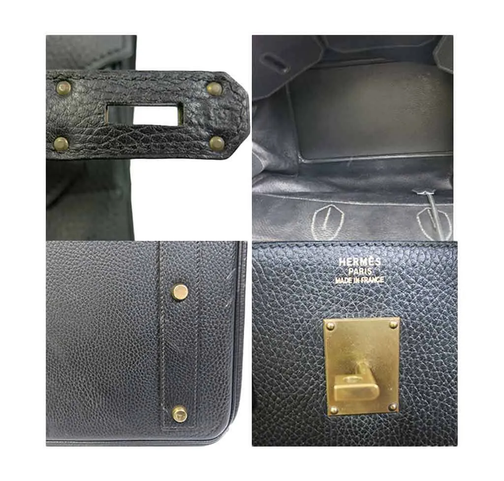 Hermès HAC Bag 45 Black
