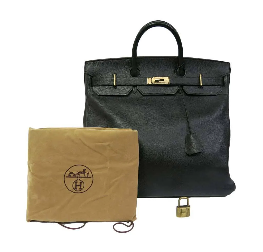 Hermès HAC Bag 45 Black