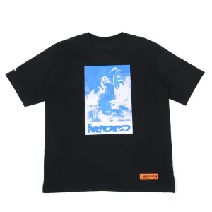 Heron Preston Black Graphic T-Shirt Size Large