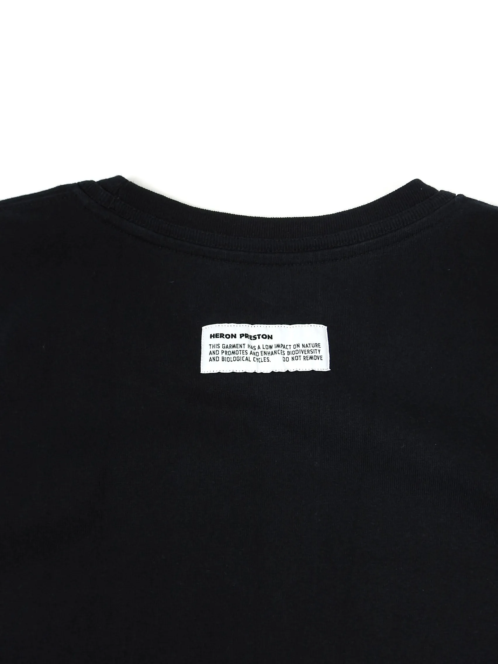 Heron Preston Black Graphic T-Shirt Size Large