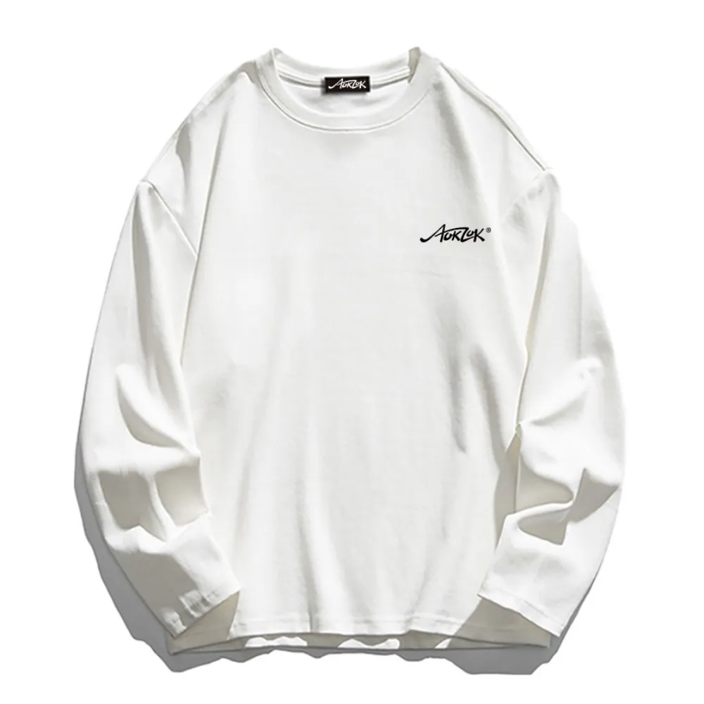 High Street Flaming Man Print Long Sleeve Shirt