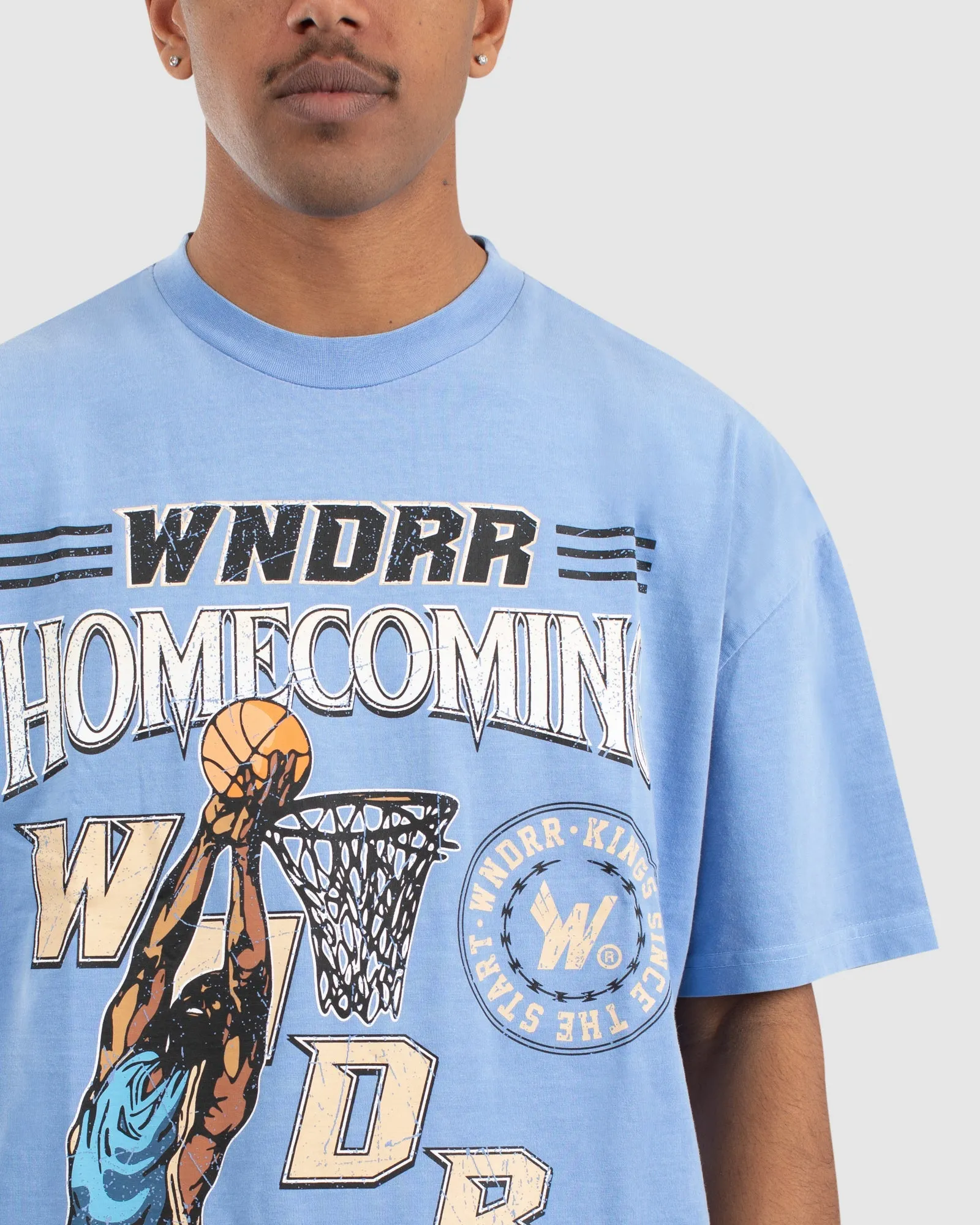 Homecoming Vintage Fit Tee - Washed Blue