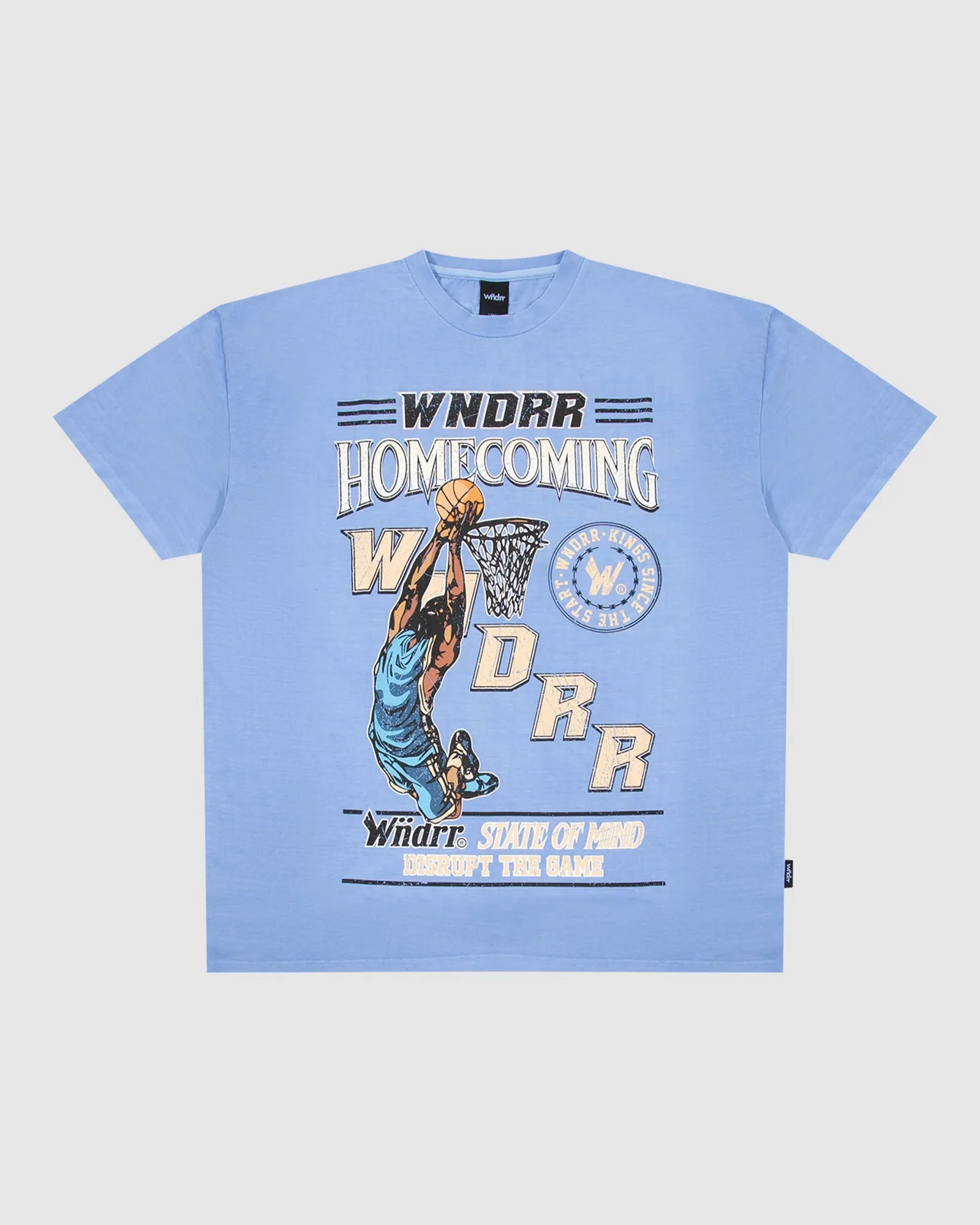 Homecoming Vintage Fit Tee - Washed Blue