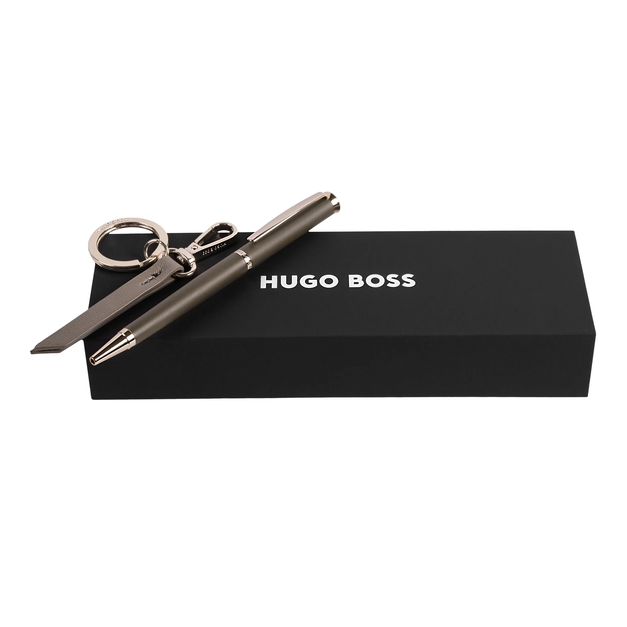 HUGO BOSS HPBK311H-Set HUGO BOSS Taupe (ballpoint pen & key ring)