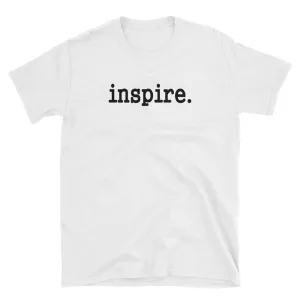 Inspire T Shirt White Buck Up Inspire T Shirt Short-Sleeve Cotton T-Shirt for Women