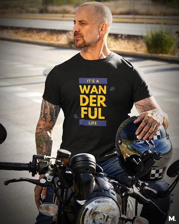 It's a wanderful life printed t shirts