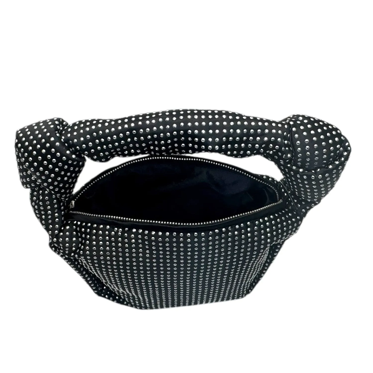 J. CREW Studded Double Knot Handbag - Black NEW w/Tags