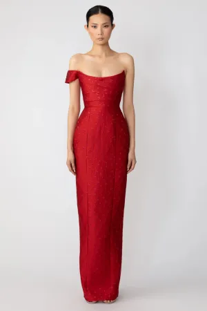 Jackson Jacquard Gown by Sau Lee - RENTAL