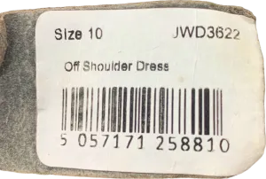 Jaded London White Off Shoulder Dress UK 10