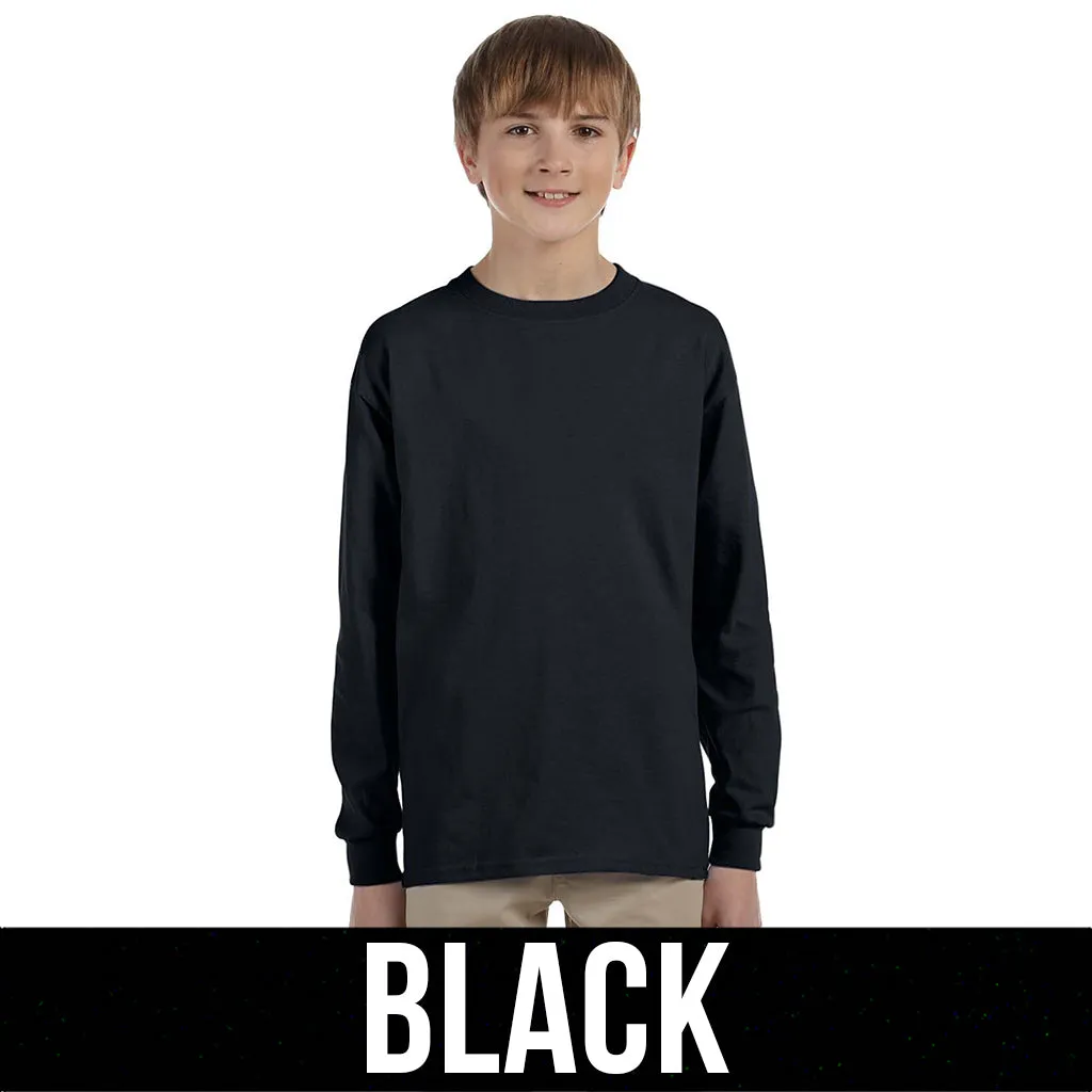 Jerzees Youth Long-Sleeve Heavyweight Blend T-Shirt