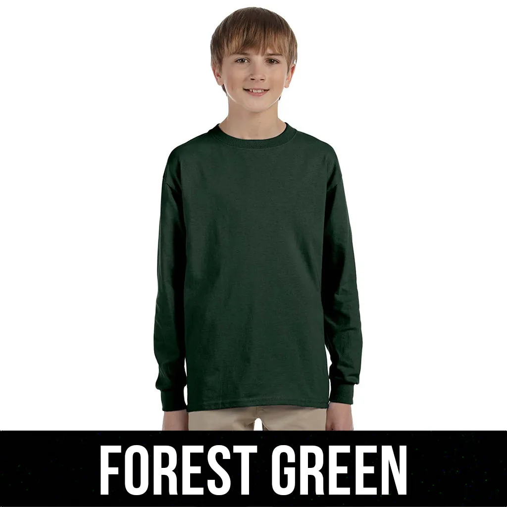 Jerzees Youth Long-Sleeve Heavyweight Blend T-Shirt