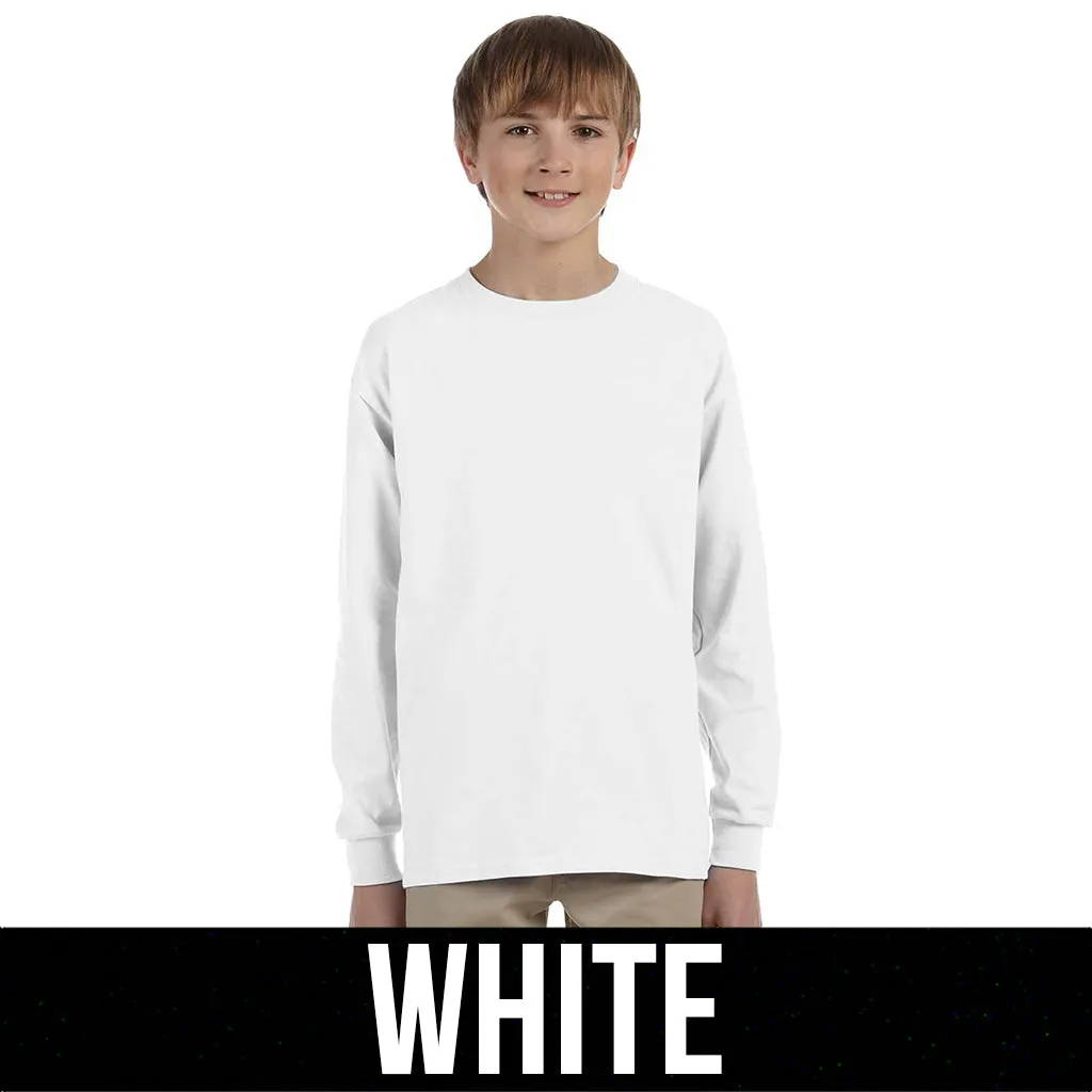 Jerzees Youth Long-Sleeve Heavyweight Blend T-Shirt