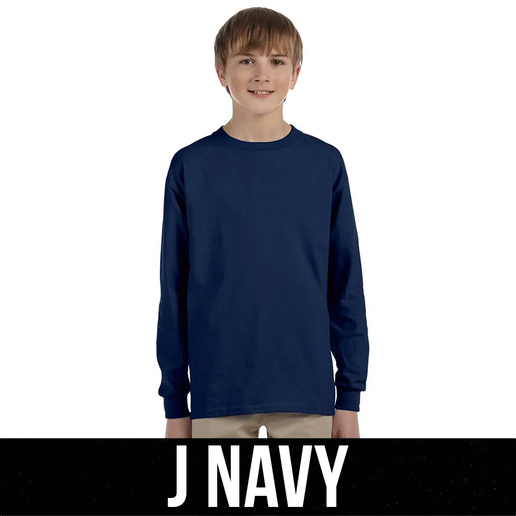 Jerzees Youth Long-Sleeve Heavyweight Blend T-Shirt