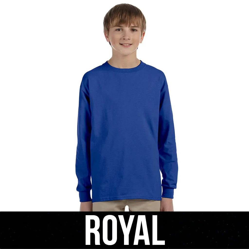 Jerzees Youth Long-Sleeve Heavyweight Blend T-Shirt