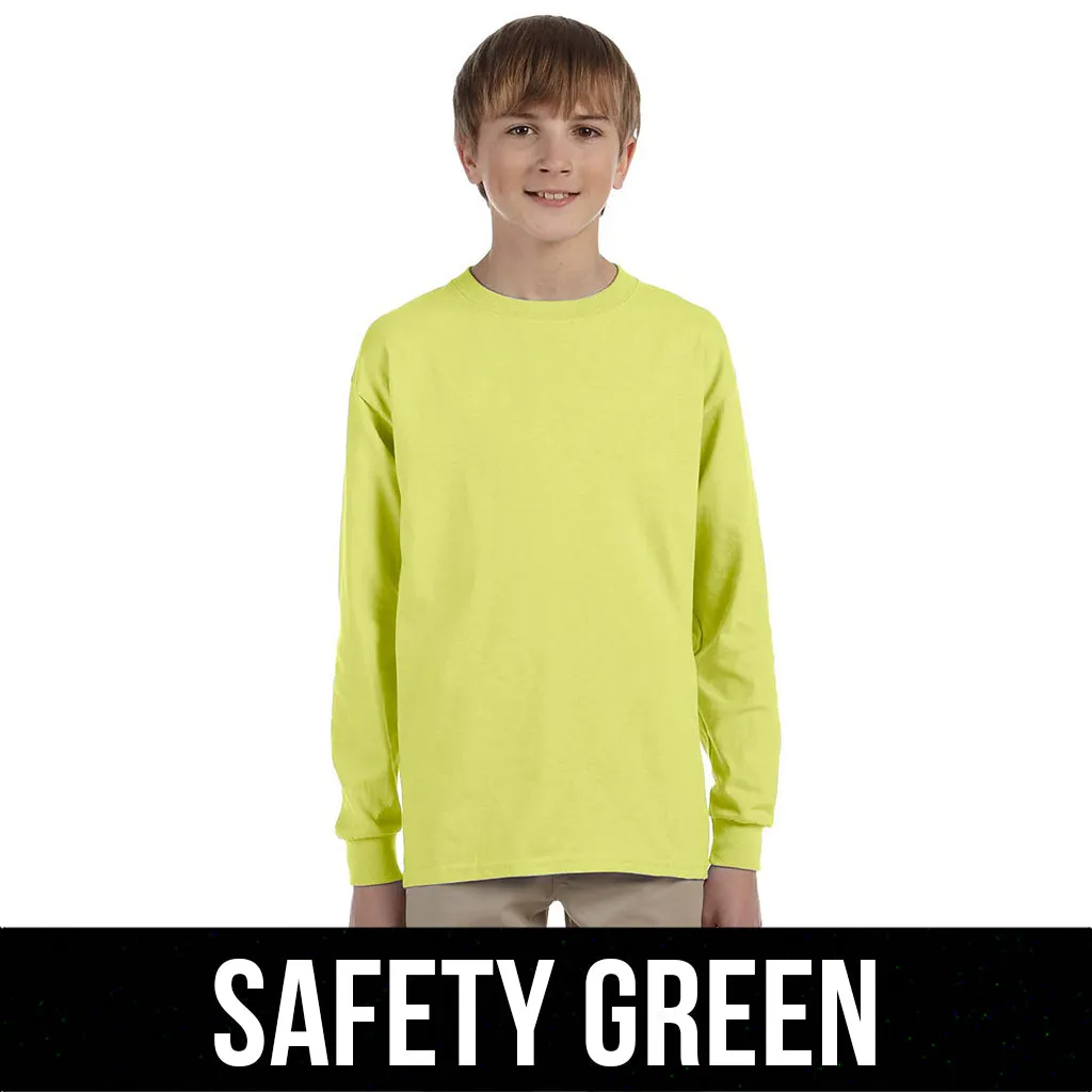 Jerzees Youth Long-Sleeve Heavyweight Blend T-Shirt