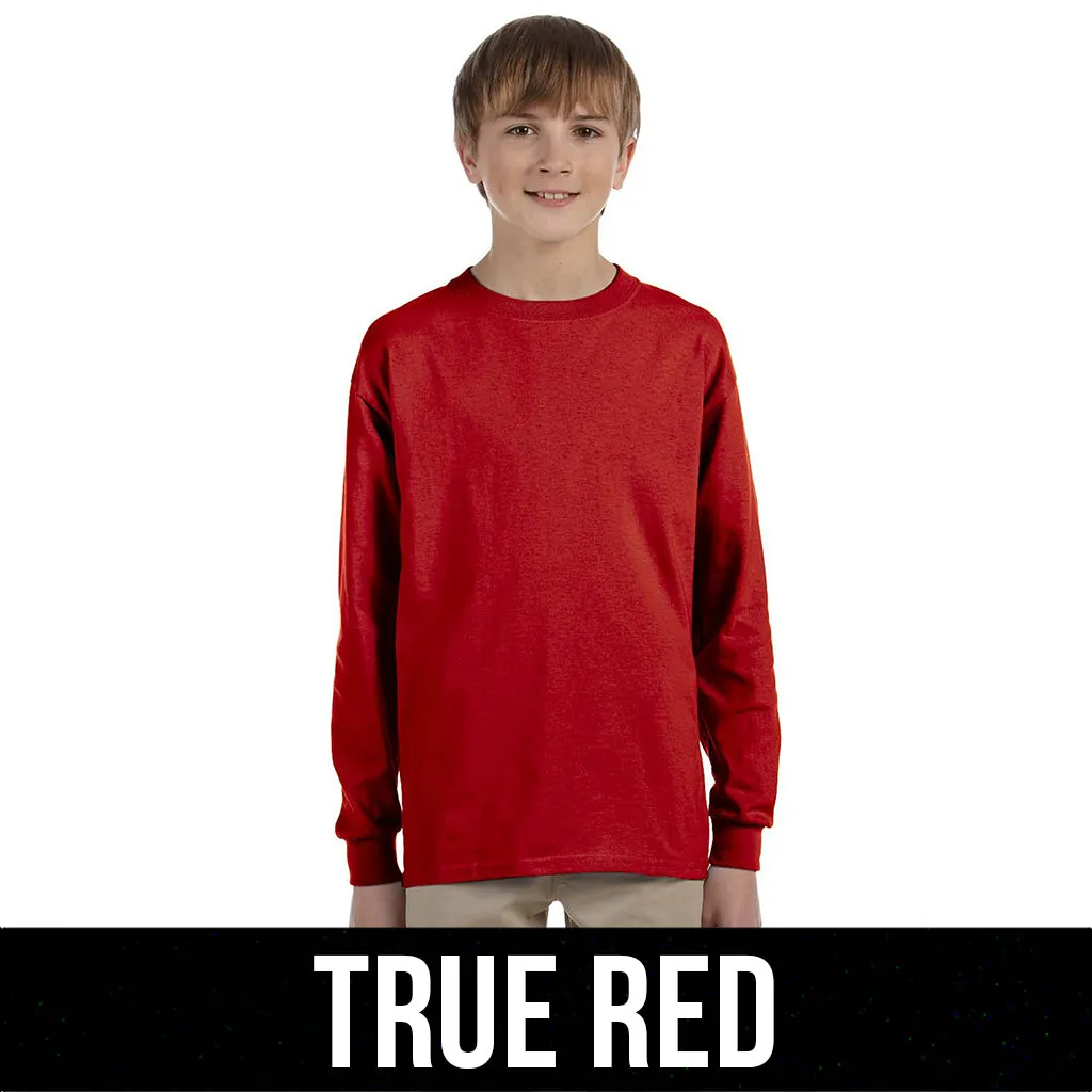 Jerzees Youth Long-Sleeve Heavyweight Blend T-Shirt