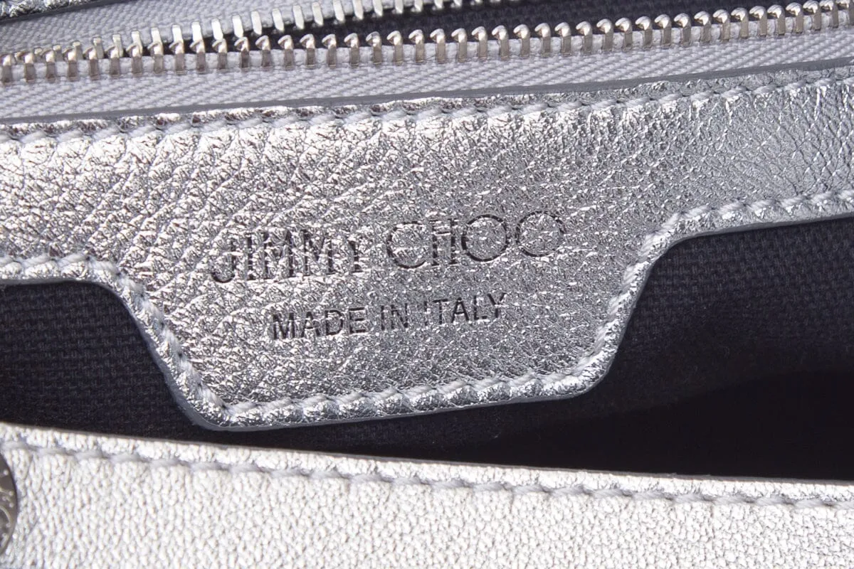 Jimmy Choo Silver Leather Handbag
