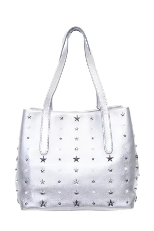Jimmy Choo Silver Leather Handbag
