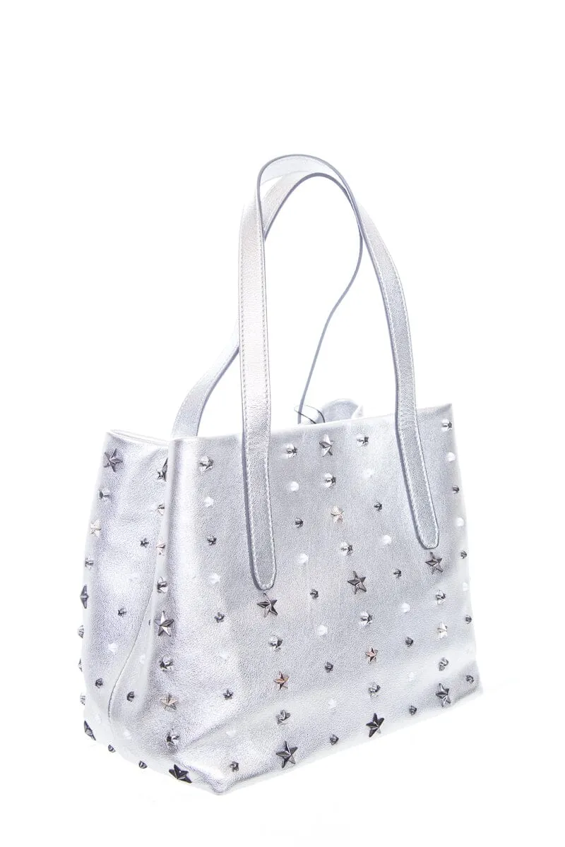 Jimmy Choo Silver Leather Handbag