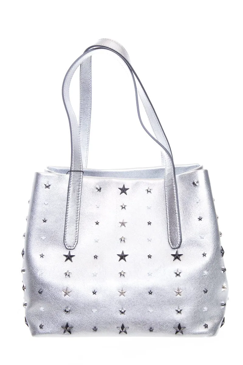Jimmy Choo Silver Leather Handbag