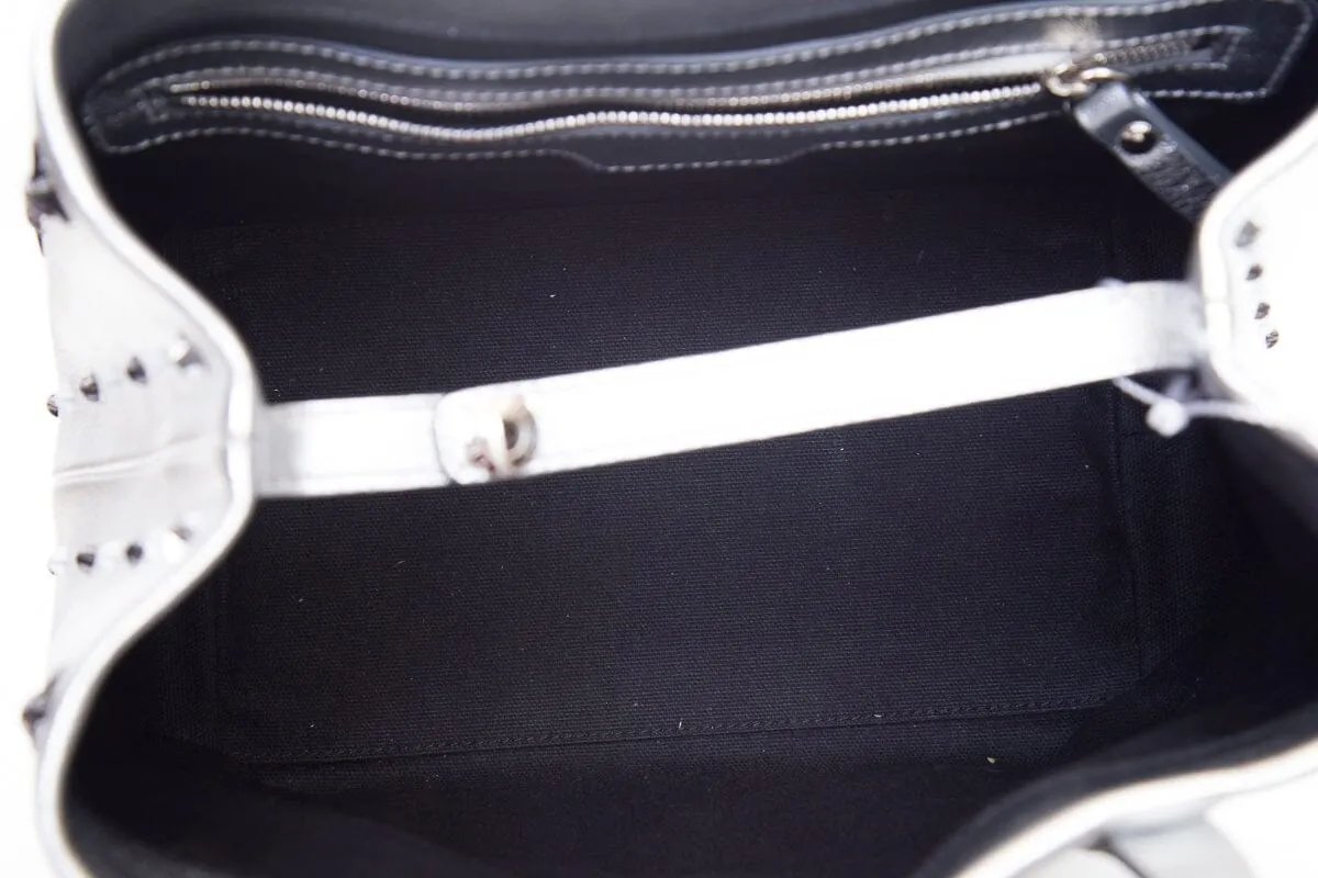 Jimmy Choo Silver Leather Handbag
