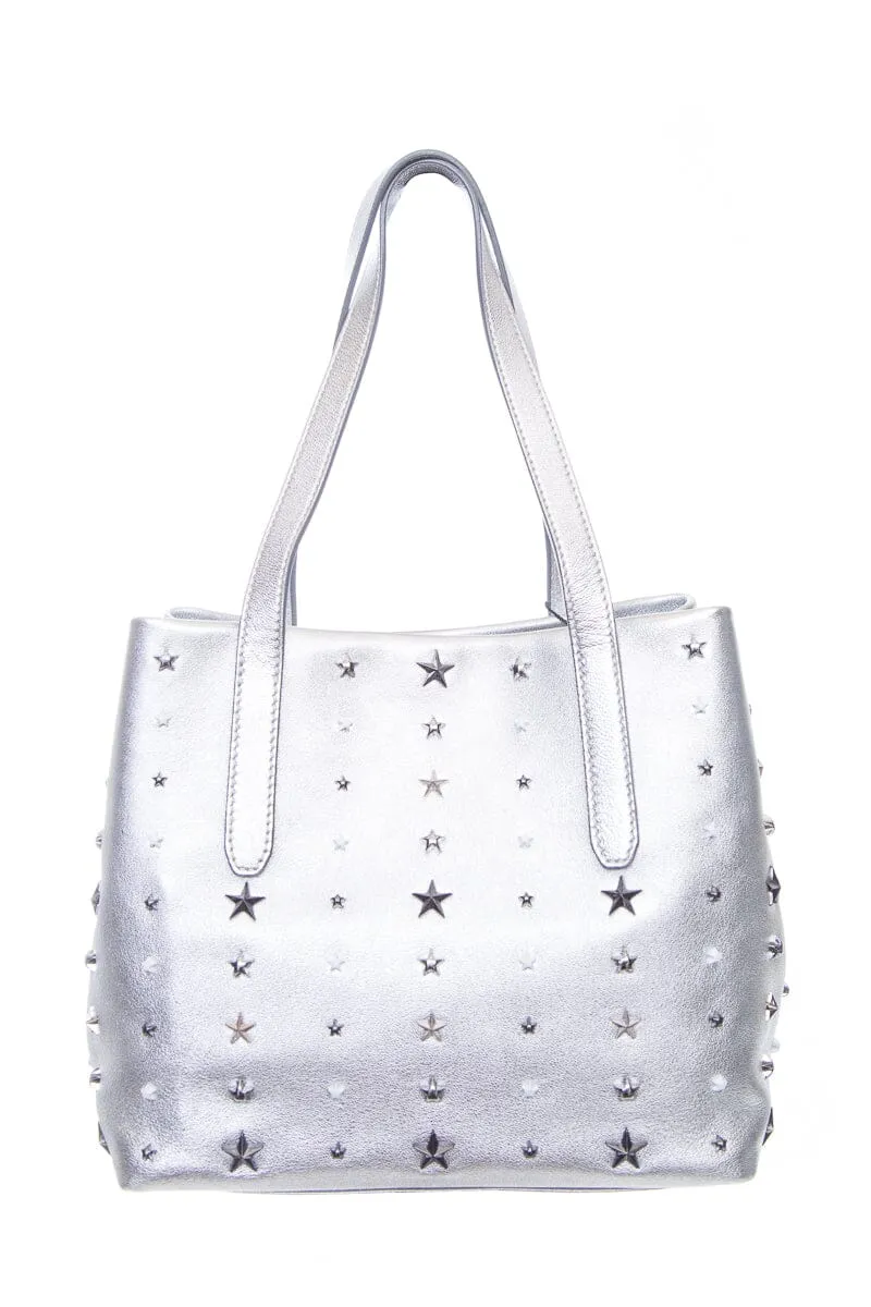 Jimmy Choo Silver Leather Handbag