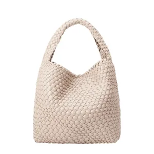 Johanna Recycled Vegan Shoulder Bag in Ivory
