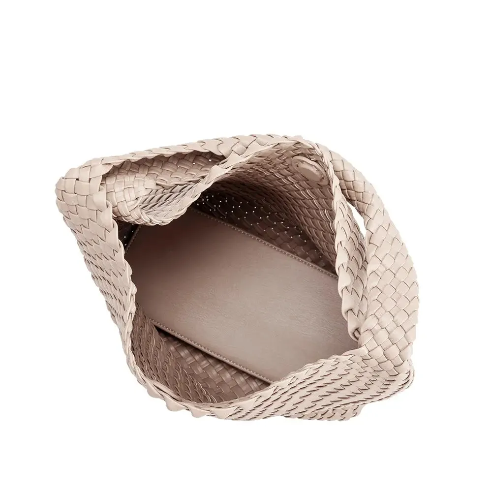 Johanna Recycled Vegan Shoulder Bag in Ivory