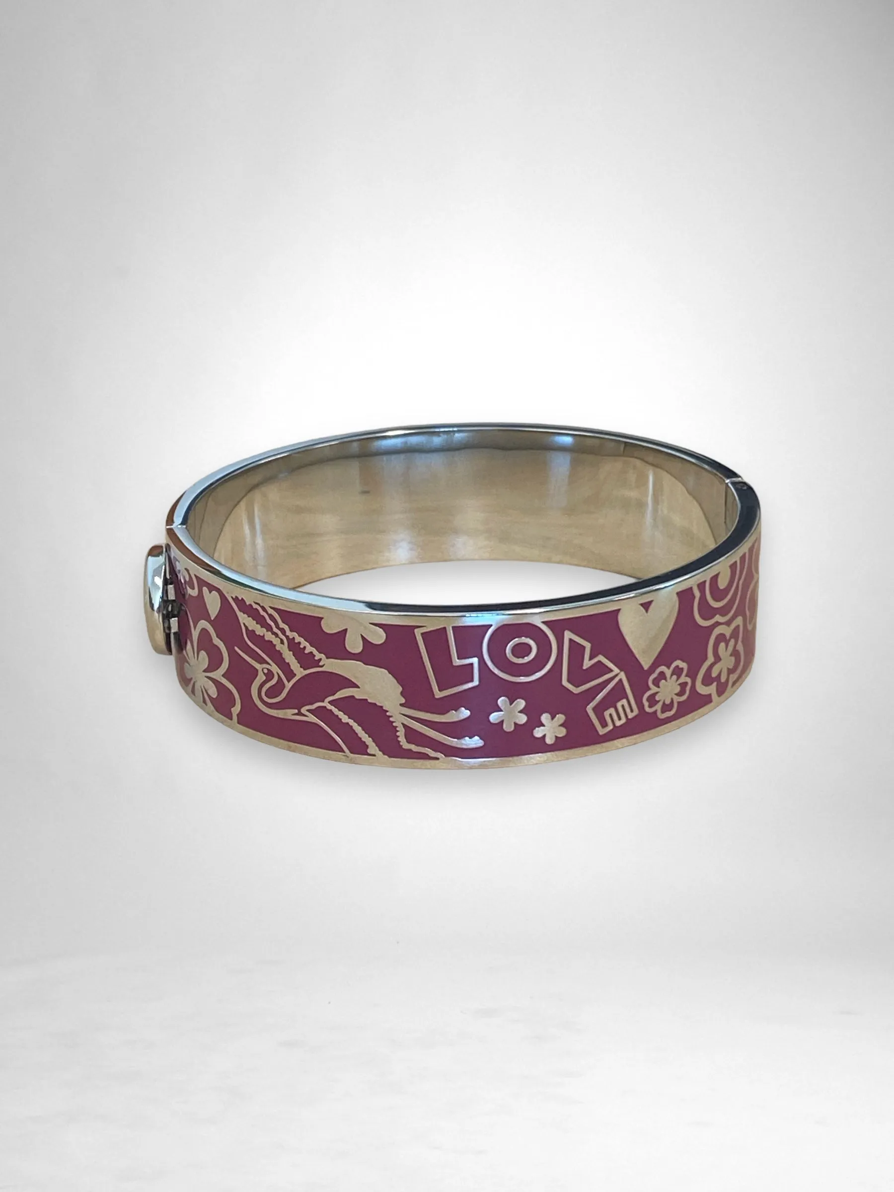 Johnny Was Small Love Hinged Bracelet Boho Chic CJ1122-O