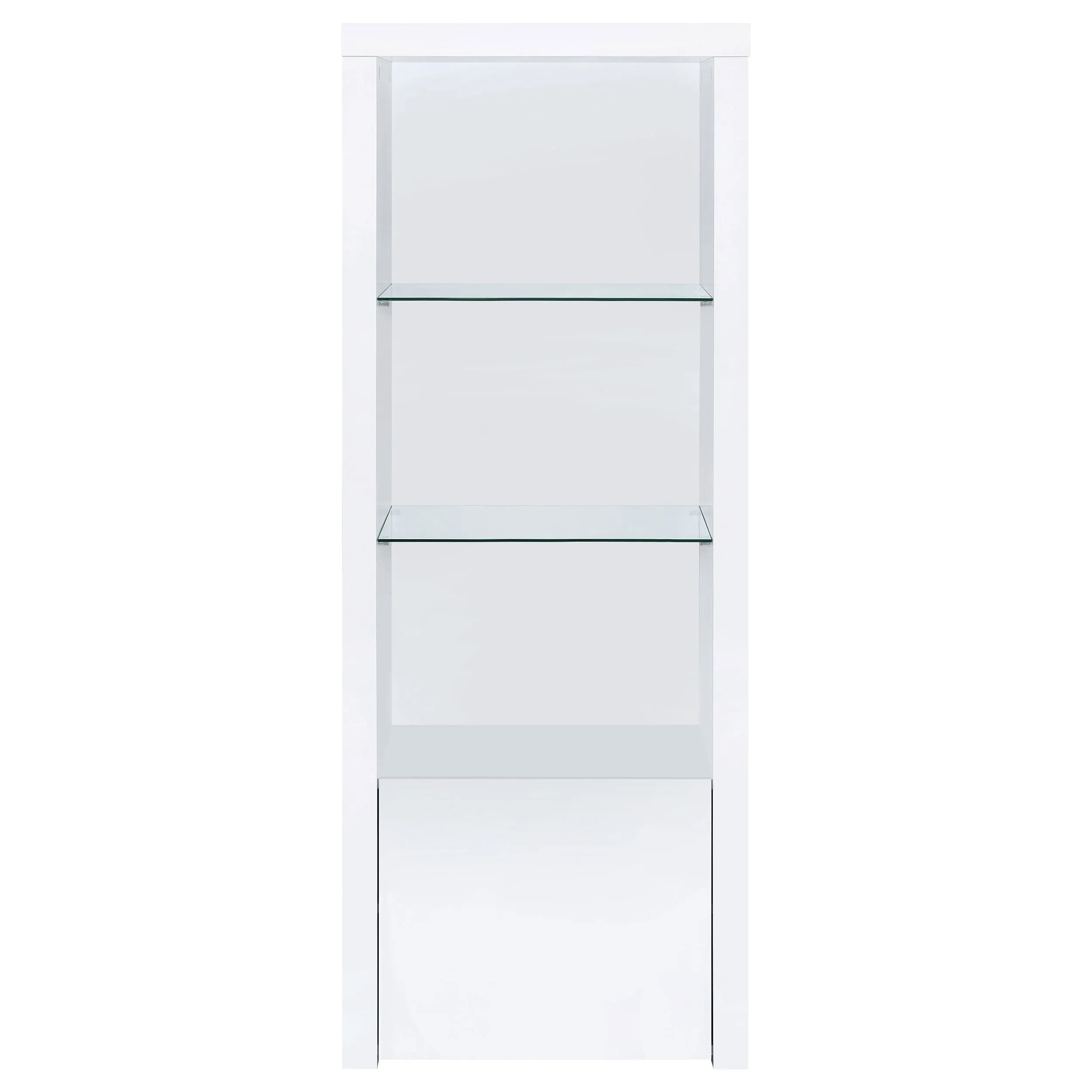 Jude 3-piece 71" TV Entertainment Center White High Gloss