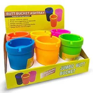 Jumbo Neon Butt Bucket Extinguishing Ashtray [30494NEON]