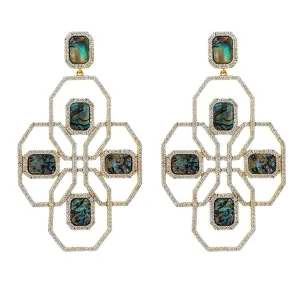Juno Shield Earring - Abalone