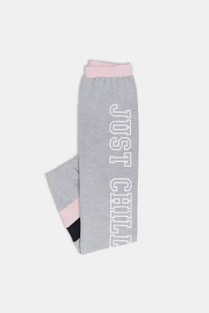 Just Chill Slogan Jogger